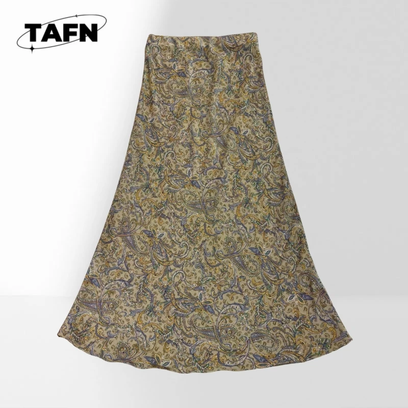 

Women Fashion Midi Skirt Soft Fabric Casual Style Ladies Casual Skirt Simple Design High Waist Midi Skirt Women Chic BC1670
