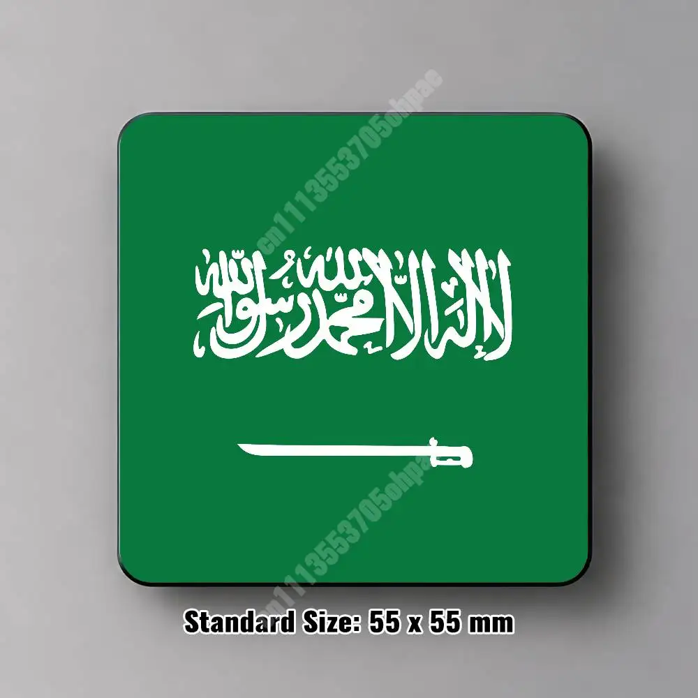 Airplane Passport Kingdom of Suadi Arabia Magnetic Sticker Removable Fridge Decal for Metal Surfaces Magnet Label