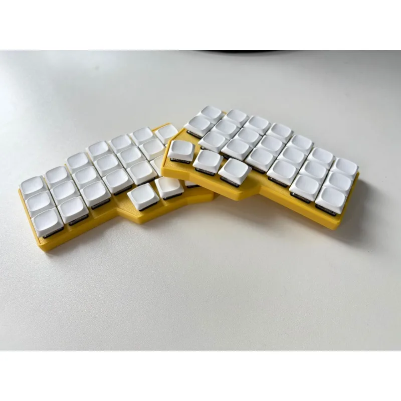Corne Kit Keyboard Split Berkabel Mekanis Profil Rendah Aksesori Choc Keyboard Ergonomis Terpisah Hot Swap Kustom Mode Tunggal