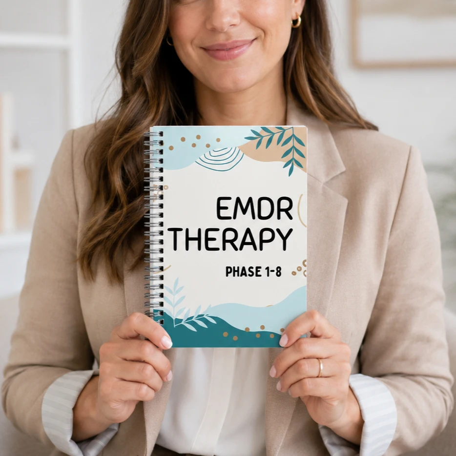 EMDR THERAPY PHASE Workbook Self Healing Trauma Recovery Workbook Anxiety Relief Guide