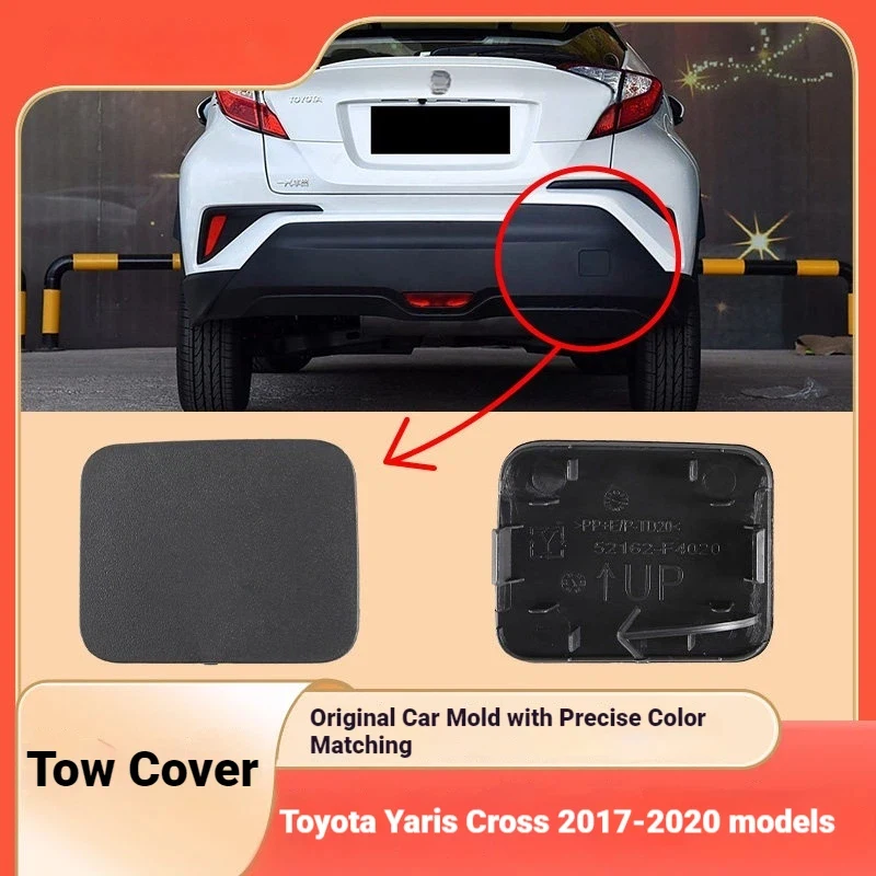 Applicable to 18-20 Toyota Yize Rear Trailer Cover Rear Bar Trailer Hook Cover Rear Bumper Traction Cover Trailer Hole Cover