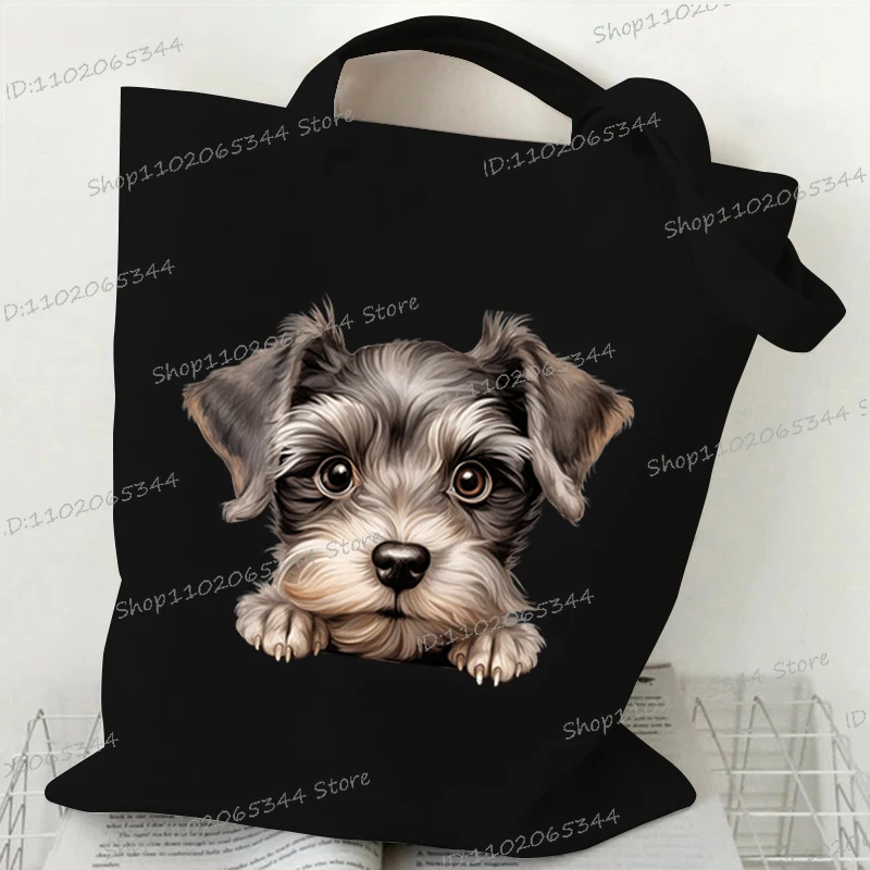Funny Dogs Graphic Handbag For Women French Bulldog Rottweiler BoykinSpaniel Different Breed Dog Trend Animal Lover Shoulder Bag