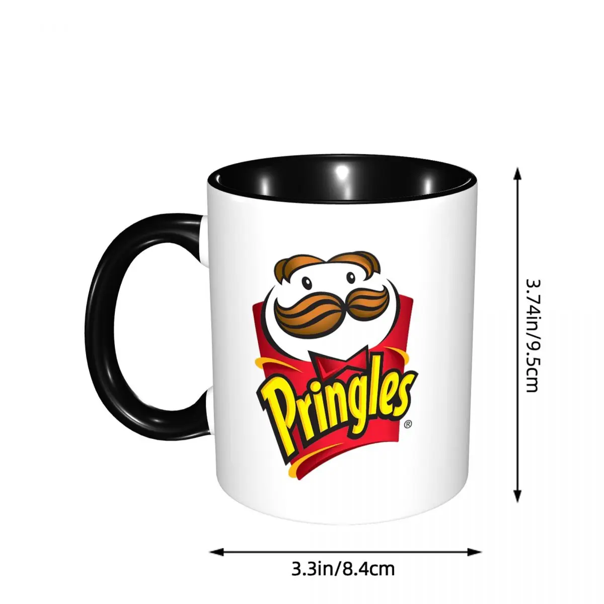 Potato Crisps Chips Pringles Print Mug Funny Ceramic Coffee Cups Tea Mugs Milk Cup Drinkware Gift for Friends
