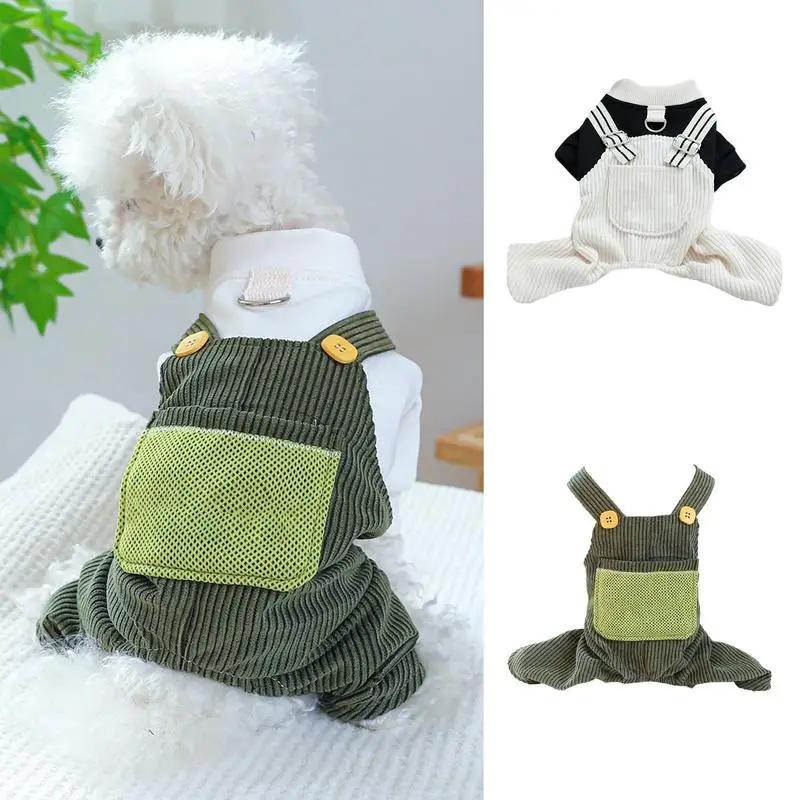 Dog Jacket Winter Dog Overalls For Small Dogs Stylish Puppy Jumpsuit Comfortable Puppy Outfits Dog Bodysuit Dog Onesie For Small