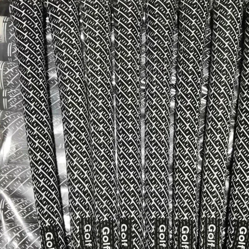 مقابض جولف جديدة من الحديد والخشب المطاطي، قبضة نادي الجولف القياسية ومتوسطة الحجم، ملحقات قبضة الجولف السوداء #2