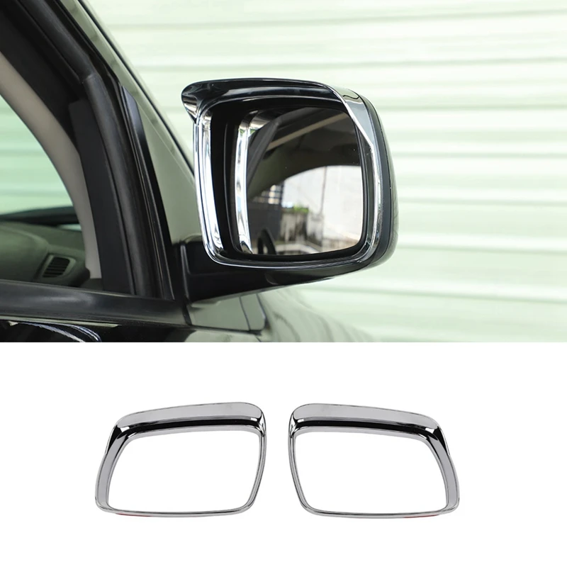

For Dodge Journey Fiat Freemont 2013-2016 Chrome Car Rear View Mirror Trim Rain Ryebrow Frame Sticker Accessories
