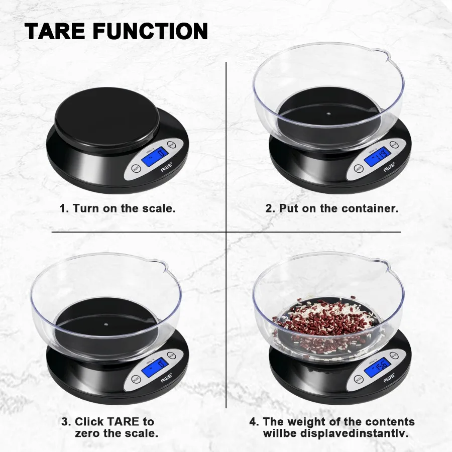 Báscula digital para cuencos 5KBOWL