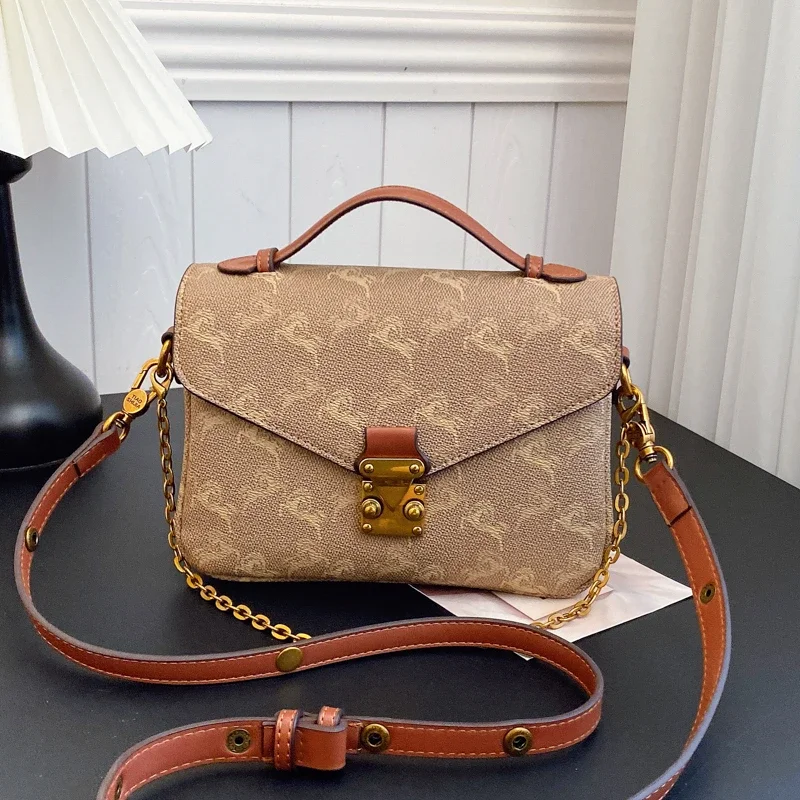 

Elegant Vintage Classic Designer Clutch Bag Paris Inspired Handbag Women Casual Simple Leather Business Purse