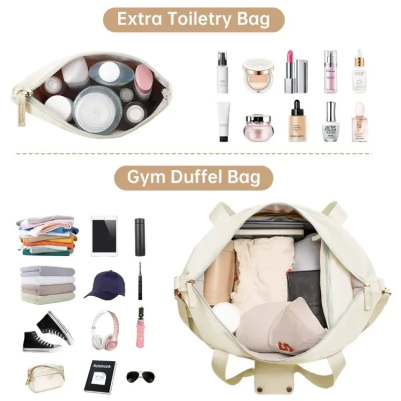 Large Capacity Gym Bag Multifunctional USB Charging Port Storage Bag Dry Wet Separation Sports Travel Organizer Home Storage