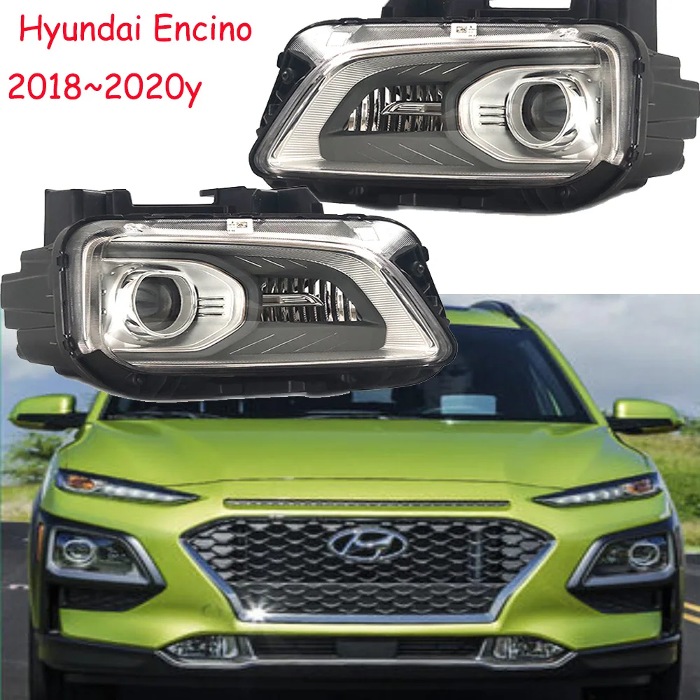 

1pcs car bumper headlamp For Hyundai ENCINO headlight 2018～2020y LED head lamp for Hyundai ENCINO fog lamp