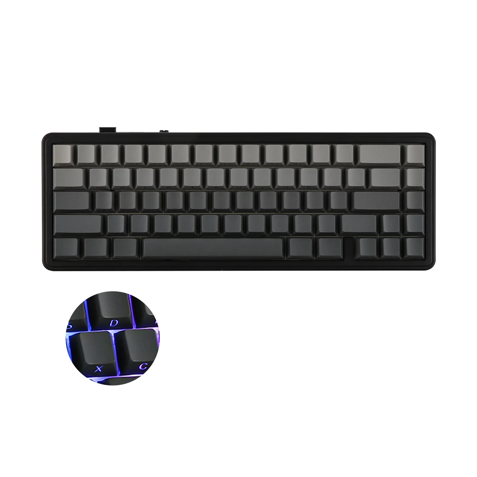 EPOMAKER x AULA F65 65%レイアウト ホットスワップ対応 ガスケット