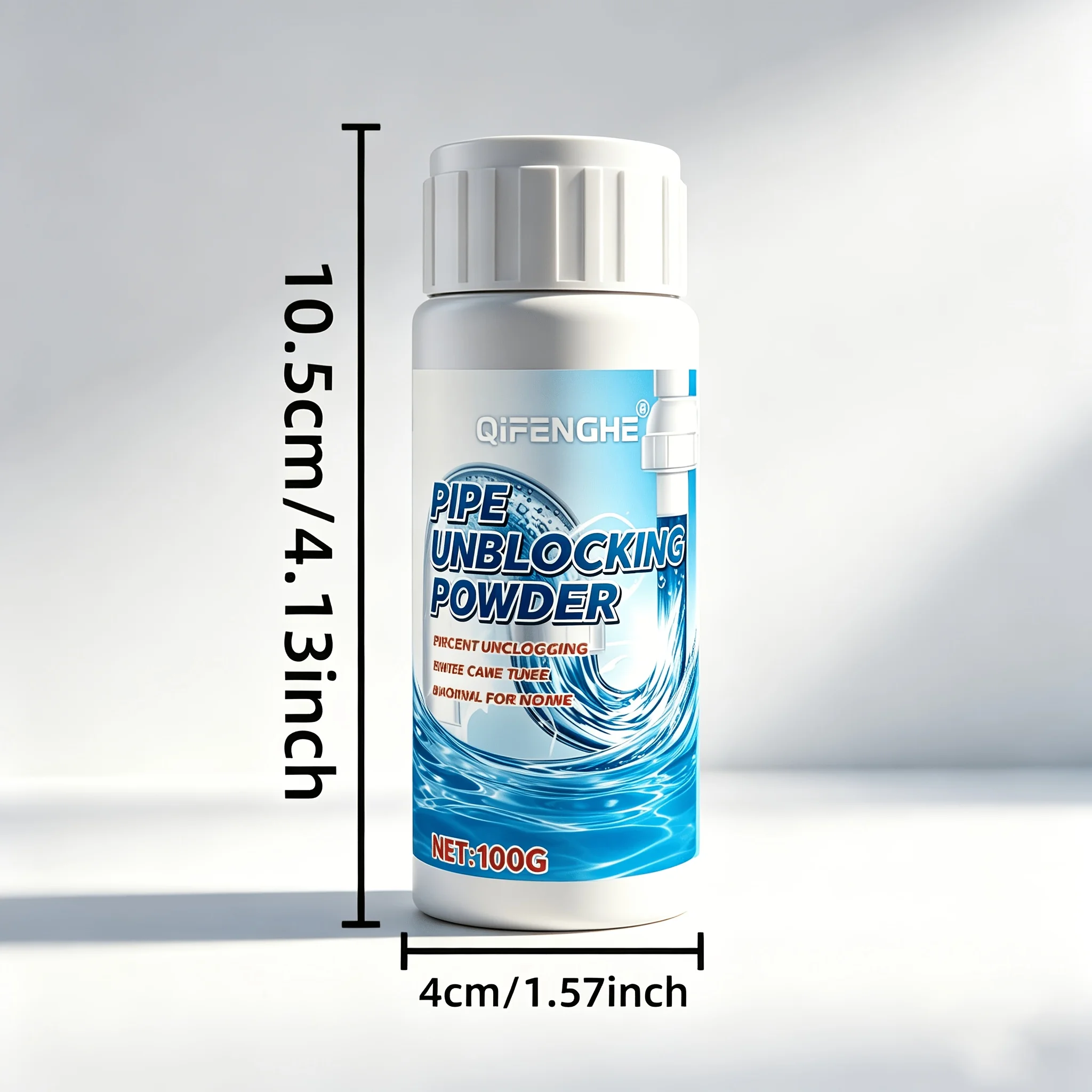 Powerful Drain Dredging Powder Odorless Formula Kitchen Sink & Pipe Cleaner Fast Dissolving Hair Grease for Bathroom Toilet view 3