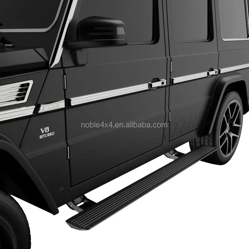 Noble Car parts auto spare powered Retractable running boards for Mercedes Benz G500 G63AMG 2019-2023 Telescopic treadle