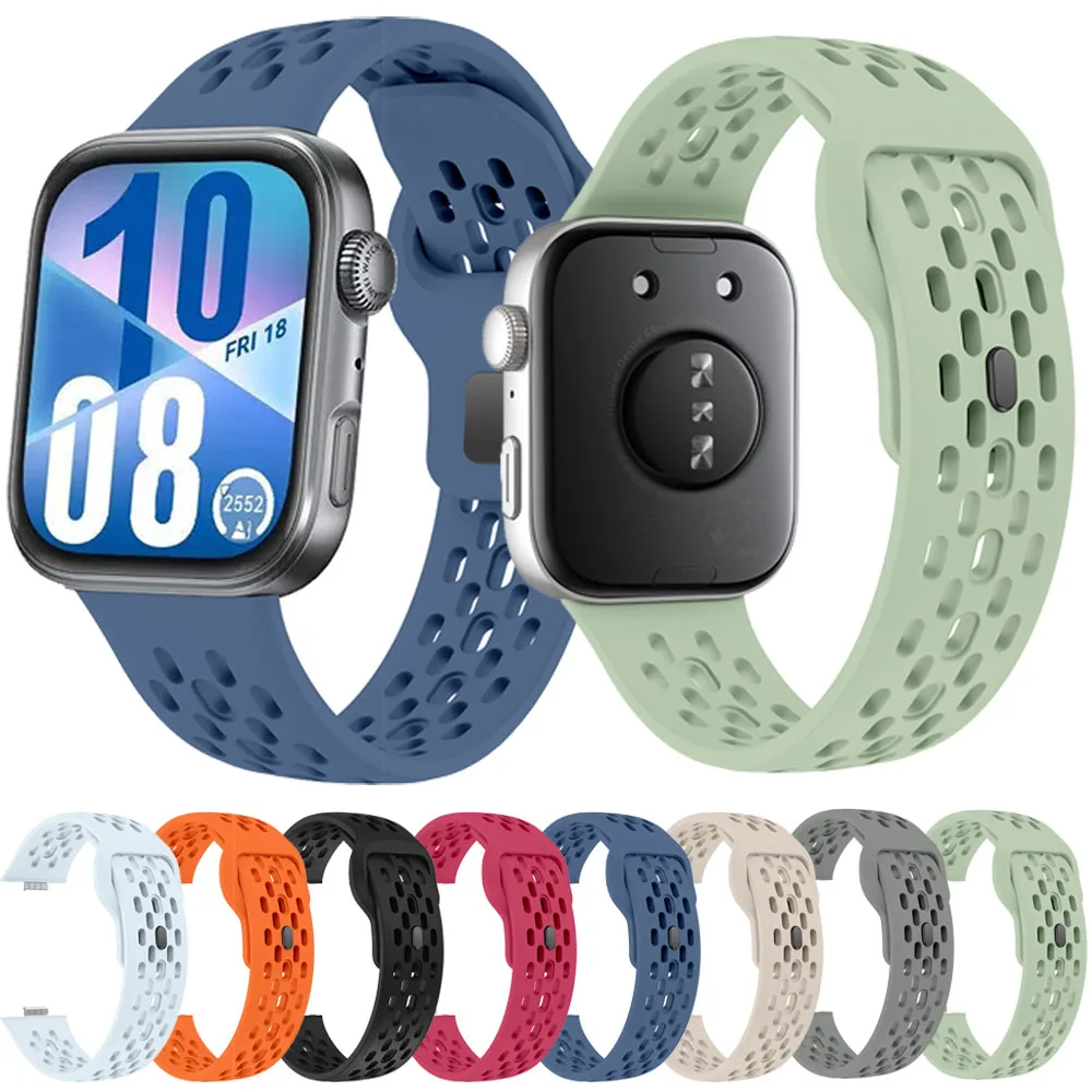 

Silicone Band for Huawei Watch Fit 4 Strap Soft Breathable Bracelet Accessories for Huawei Watch Fit 4 Pro/Fit 3 Watchband Belt