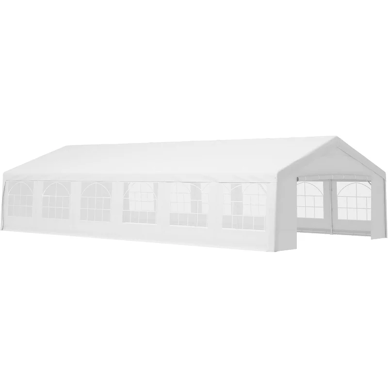 

Outsunny 20' x 40' Heavy Duty Party Tent & Carport with Removable Sidewalls and Double Doors, Large Canopy Tent
