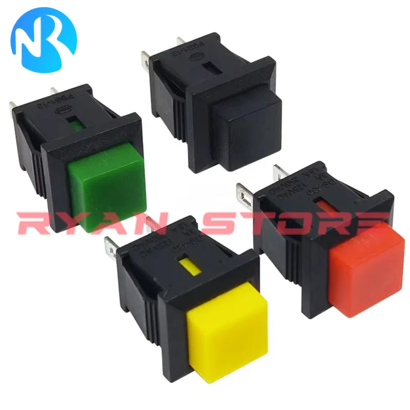 5PCS Self-Lock / Momentary DS-430 DS 429A DS 429B Mini Push Button Pushbutton Switch OFF-ON 1A 250VAC 3A 125VAC