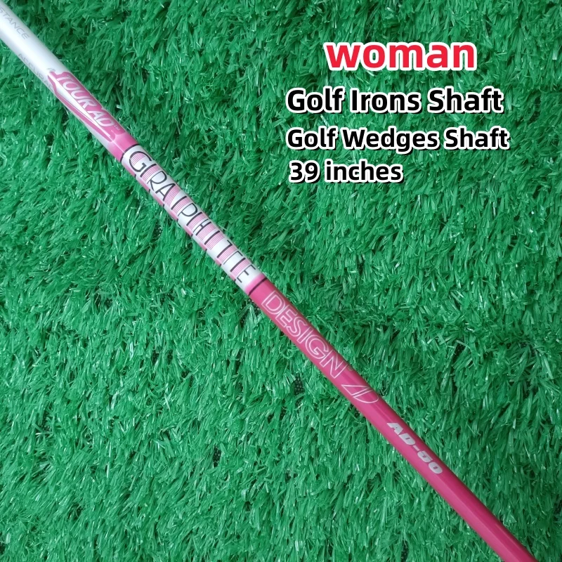 woman Golf Clubs Shaft Pink AD 50 Graphite Shaft Irons and Wedges Shafts Flex L 39 inches 0.370 Tip