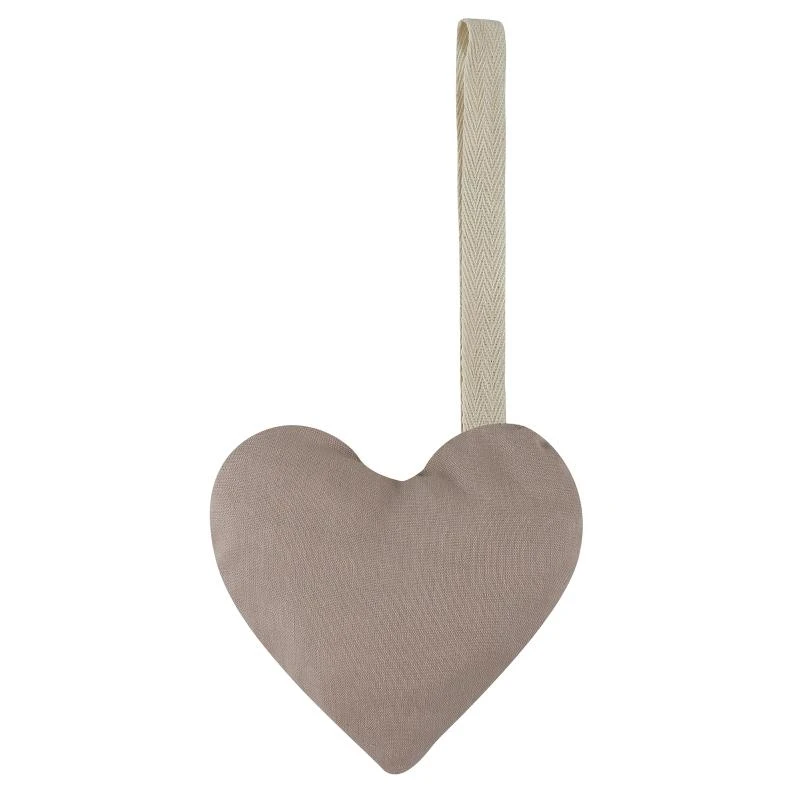 

J15U Baby Pacifier Clip Chain Pendant Soft Cotton Heart-shape Soother Holder Decor