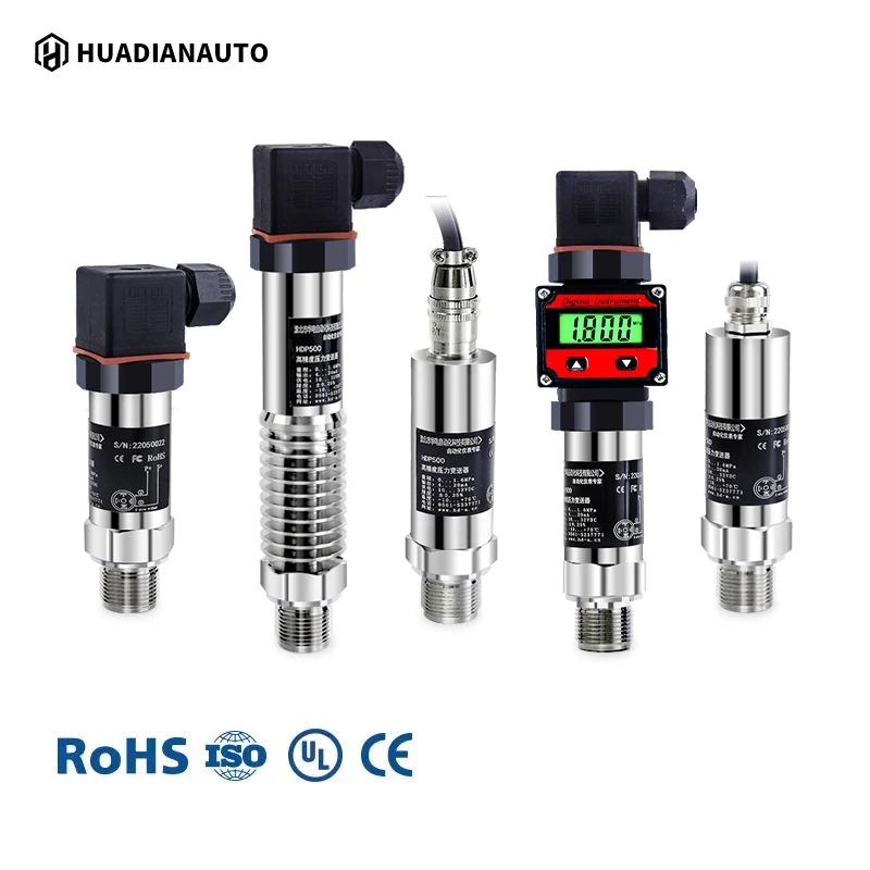 Pressure measuring instruments 4-20mA 0-10v rs485 pressure transmitter with ceramic oil gas water pressure sensor