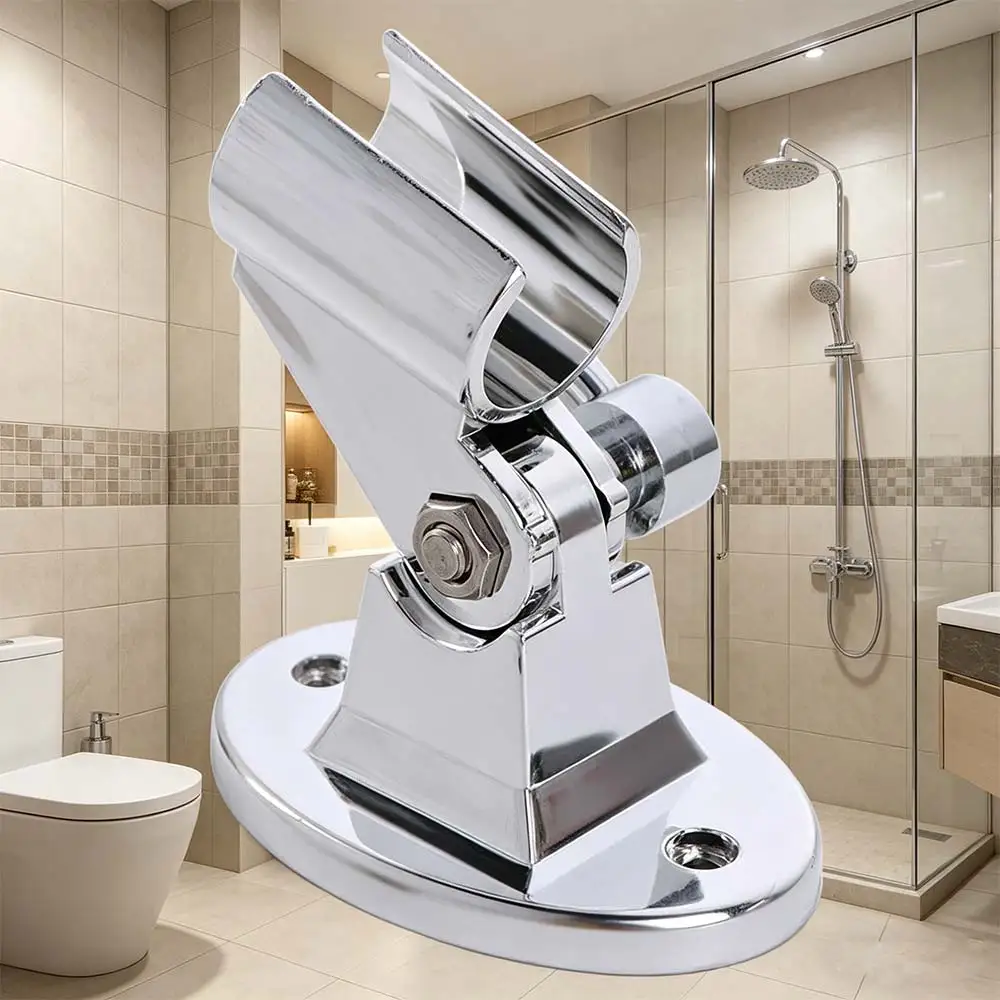 Universal Wall Mounted Showerhead Holder ABS Adjustable Showerhead Bracket Support Shower Head Stand Household
