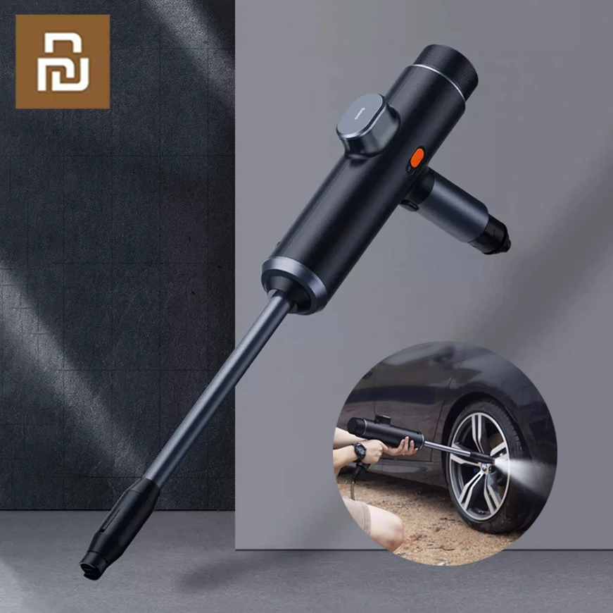 Youpin السيارات آلة غسل سيارات رذاذ غسيل السيارات أدوات ارتفاع ضغط المياه بندقية حديقة المياه النفاثة الكهربائية تنظيف المياه مسدس