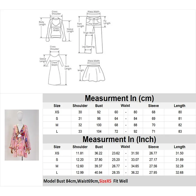 2024 New Spring High Quality Silk Pink Long Sleeve Knot Front Floral Print Diamonds Pressed Women Mini Dress