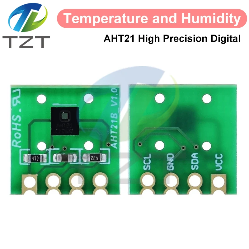 TZT AHT21 High Precision digital temperature and humidity sensors measurement Module I2C communication Replace SHT20 For Arduino