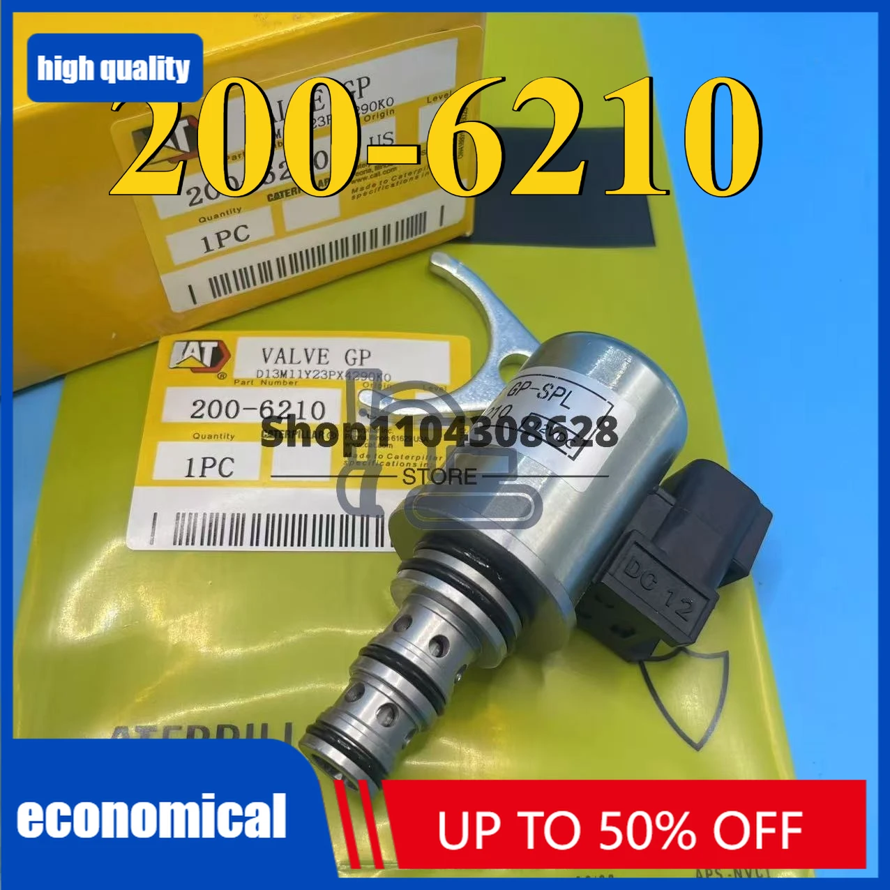 

Solenoid Valve 12V/24V 2006210 200-6210 For 420E 430E 432E 434E 444E 450E 450F TH220B TH330B TH340B TH350B TH355B TH460
