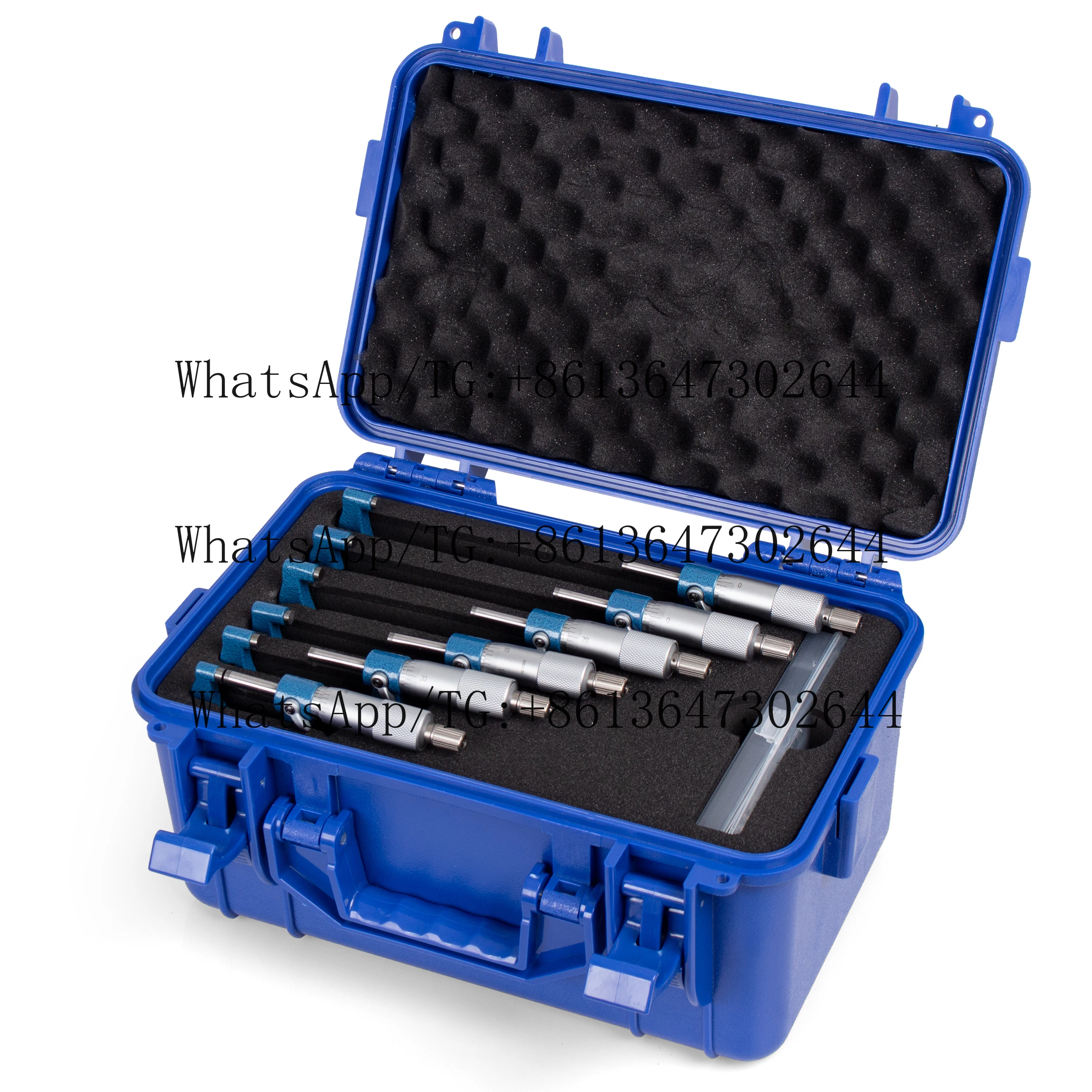 6 Pcs Outside Micrometer Set Professional Premium Precision Machinist Outside Micrometer Set Metric or Inch