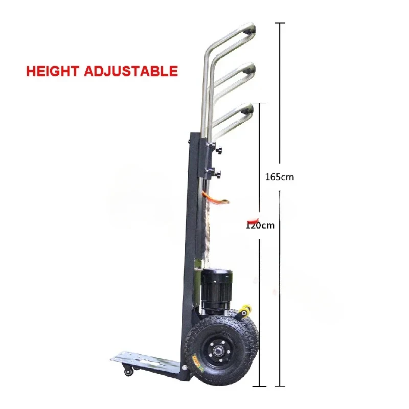 Climber folding hand trolley mobile 400 kg electric stair climbing machine car cargo handle  up and down drawer