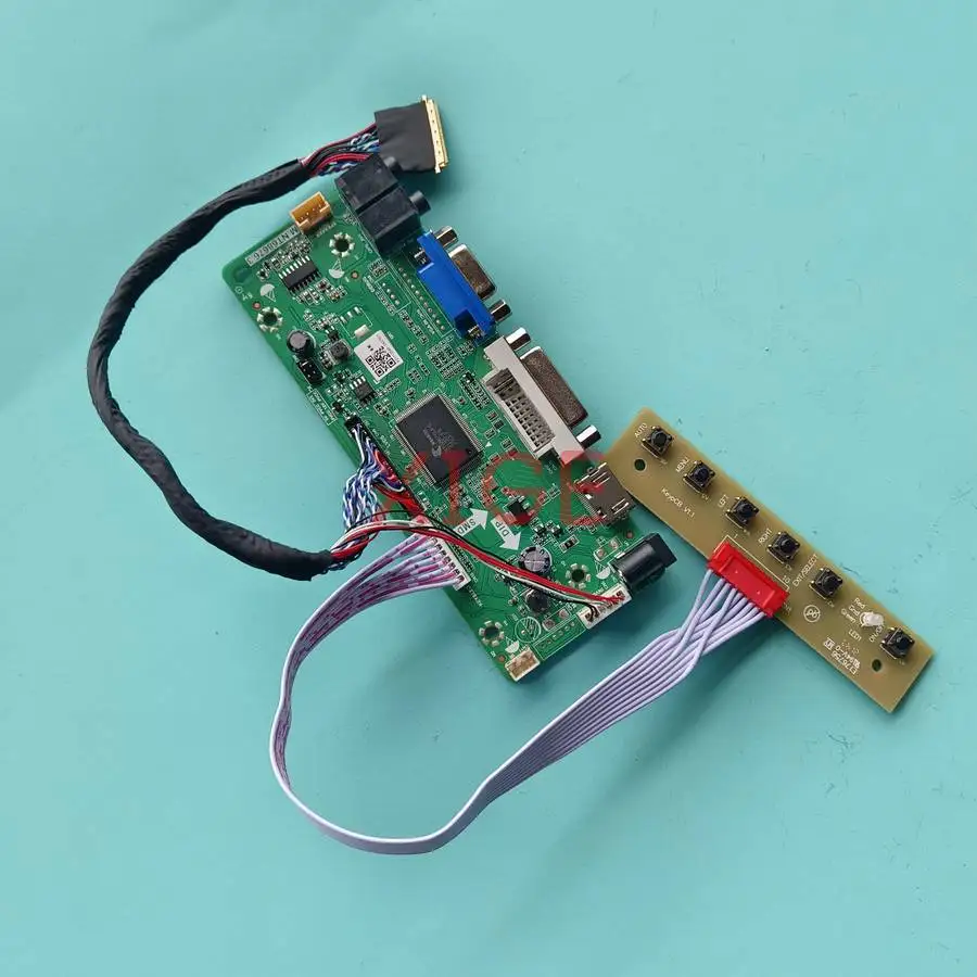 For LTN156AT27 LTN156AT26 LTN156AT24 LTN156AT23 Drive Board Kit LVDS 40-Pin 1366x768 VGA DVI HDMI Laptop Display Screen 1366*768