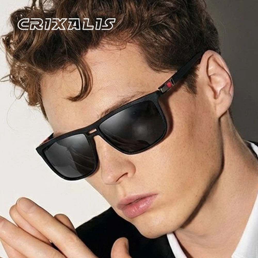 CRIXALIS Mode Polarisierte Sonnenbrille Frauen Männer Platz Klassische Vintage Angeln Wandern Outdoor Sonnenbrille Anti-reflektierende UV400