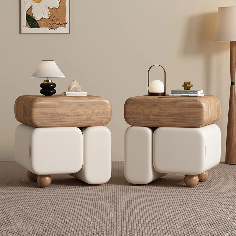 

Creative Unique Bedside Table Tiny Cute Aesthetic Luxury Bedside Tables Storage With Drawers Mesitas De Noche Bedroom Furniture