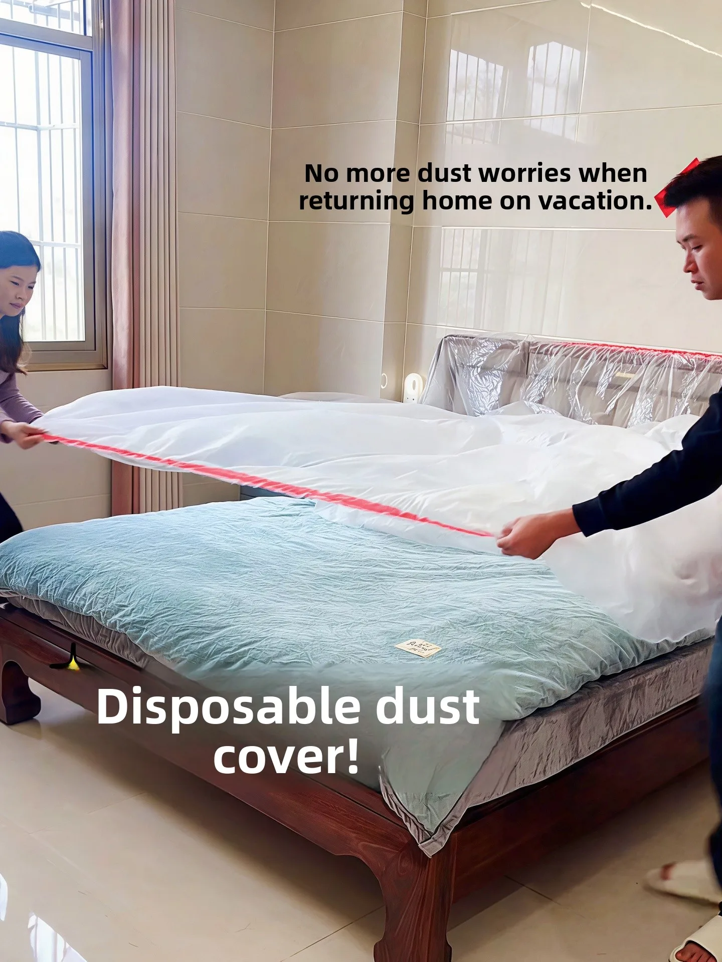 

Disposable Dustproof Cover Elastic Mouth Sofa Universal Full Cover Home Use Multi-Function Protective Film Bedroom Furniture