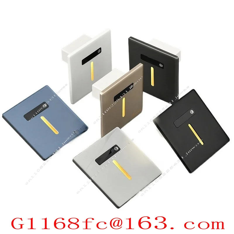 86 Type Embedded Led Human Body Induction, Glass Foot Lamp Corner Lamp