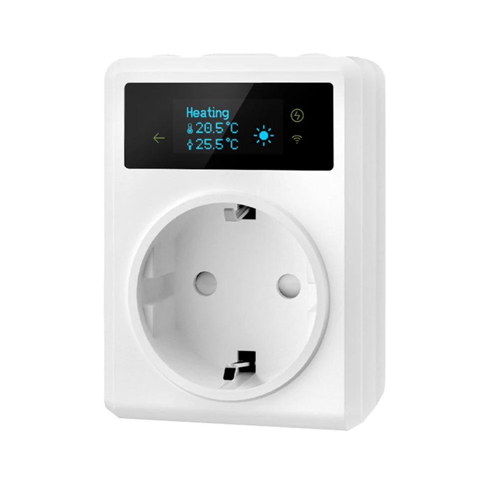 

Smart Socket with Remote App Control and Temperature Timer for Electric For Heaters and Portable Cooling Systems
