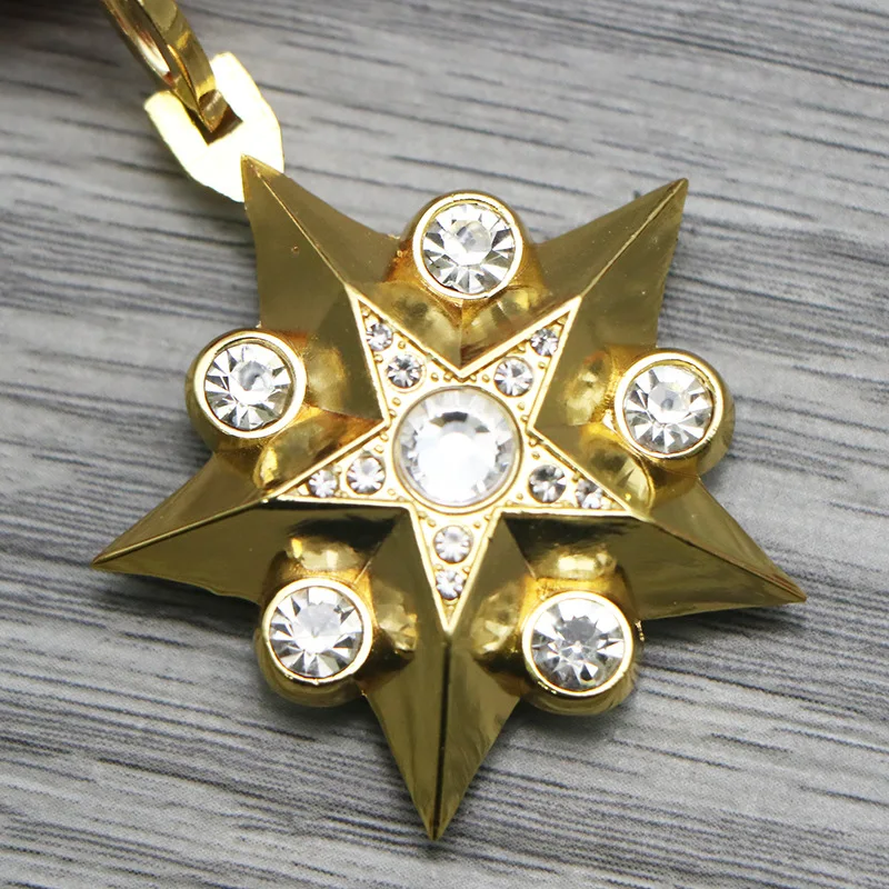 Soviet Marshal Gold Star Medal Grand General Gold Stars Grand Marshal Gold Red Star Five Star Ribbon Brooch