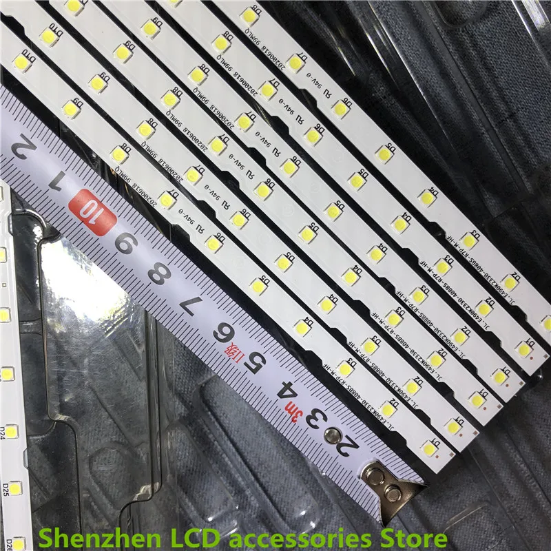 Tira de LED para iluminación trasera 38LED para Samsung 49 "TV UE49NU7140U UE49NU7100U AOT_49_NU7300_NU7100_2X38_