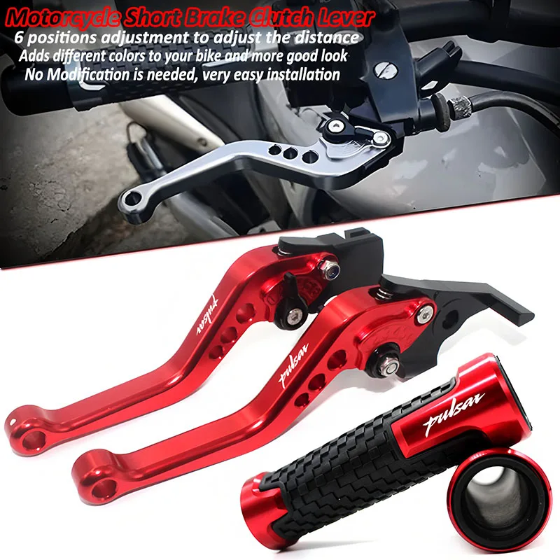 Ajuste para Bajaj Pulsar 200 NS/200 RS/200 como todos los años accesorios de motocicleta palancas de embrague de freno manija de barra