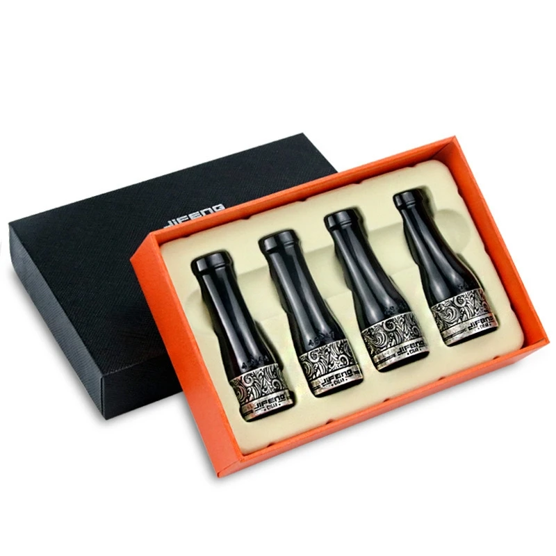 Jifeng monsoon cigar mouthpiece, reusable cigar mouthpiece, cigar mouthpiece extension, four-piece set of cigar mouthpieces