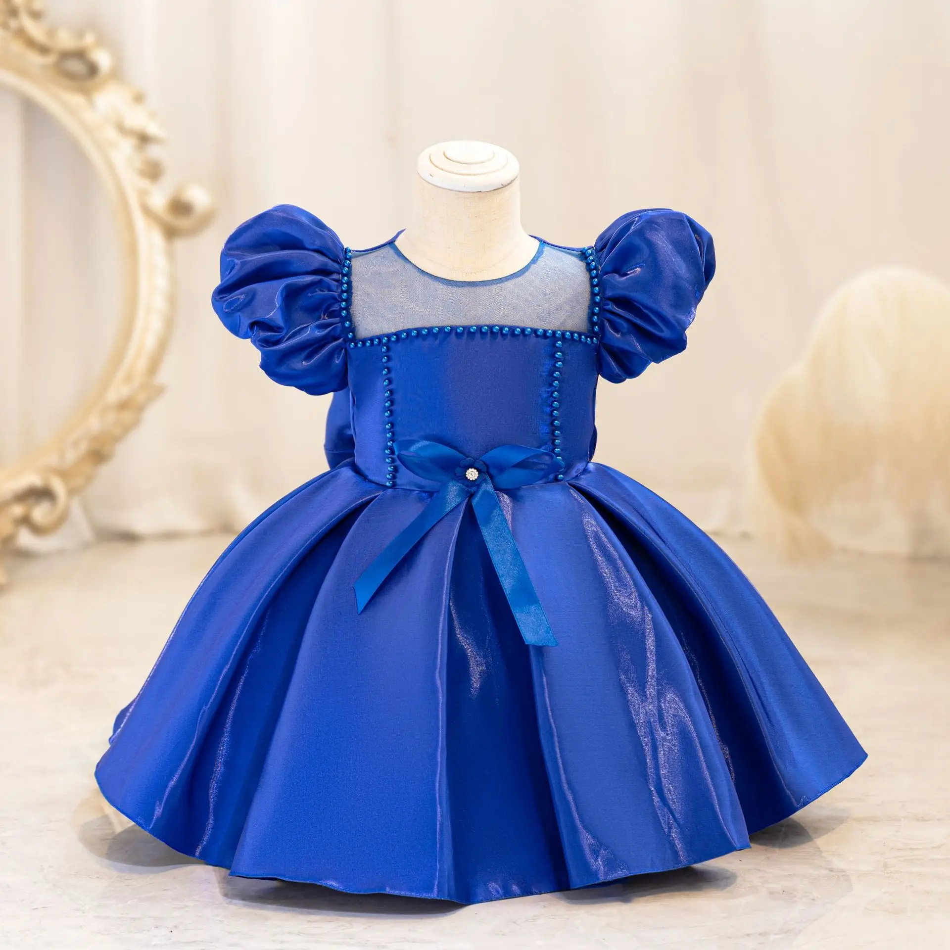 New 2024 Kids' Dress for Girls Baby Children's Clothing Gown Toddler Party Princess Dresses Clothes 0 1 2 3 Years