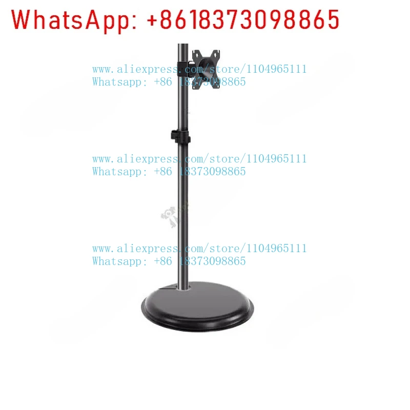 Horizontal and Vertical Screen Rotating TV Floor Bracket Movable Wheeled Trolley Projection Screen Universal Display Vertical