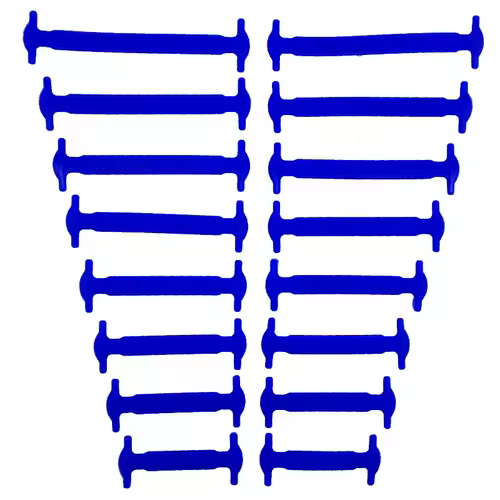 16pcs/lot Silicone Shoelaces No Tie Shoelaces 12 colors Elastic Lace Shoelace Creative Lazy Silicone Laces Rubber Lace - Image 9