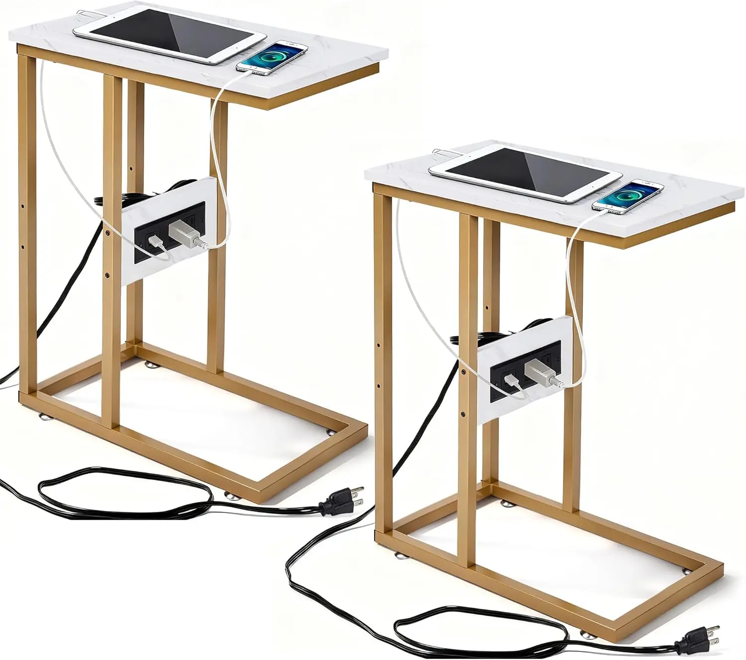 C-Shaped End Table …