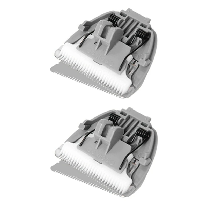 

2 Pcs Hair Clipper Replacement Blade Ceramic Blade For Codos CP-6800 KP-3000 CP-5500 Pet Hair Clipper Accessories Parts