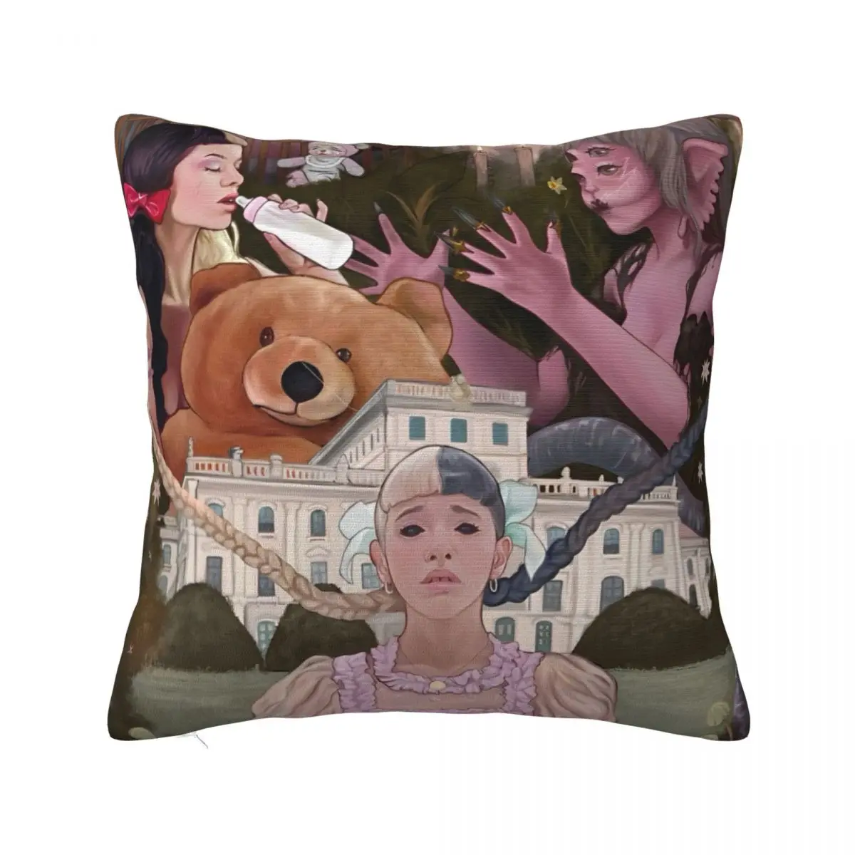 

Melanies Martinez Portals Pillowcase Double-sided Printing Polyester Cushion Cover Decorations Pillow Case Cover Home