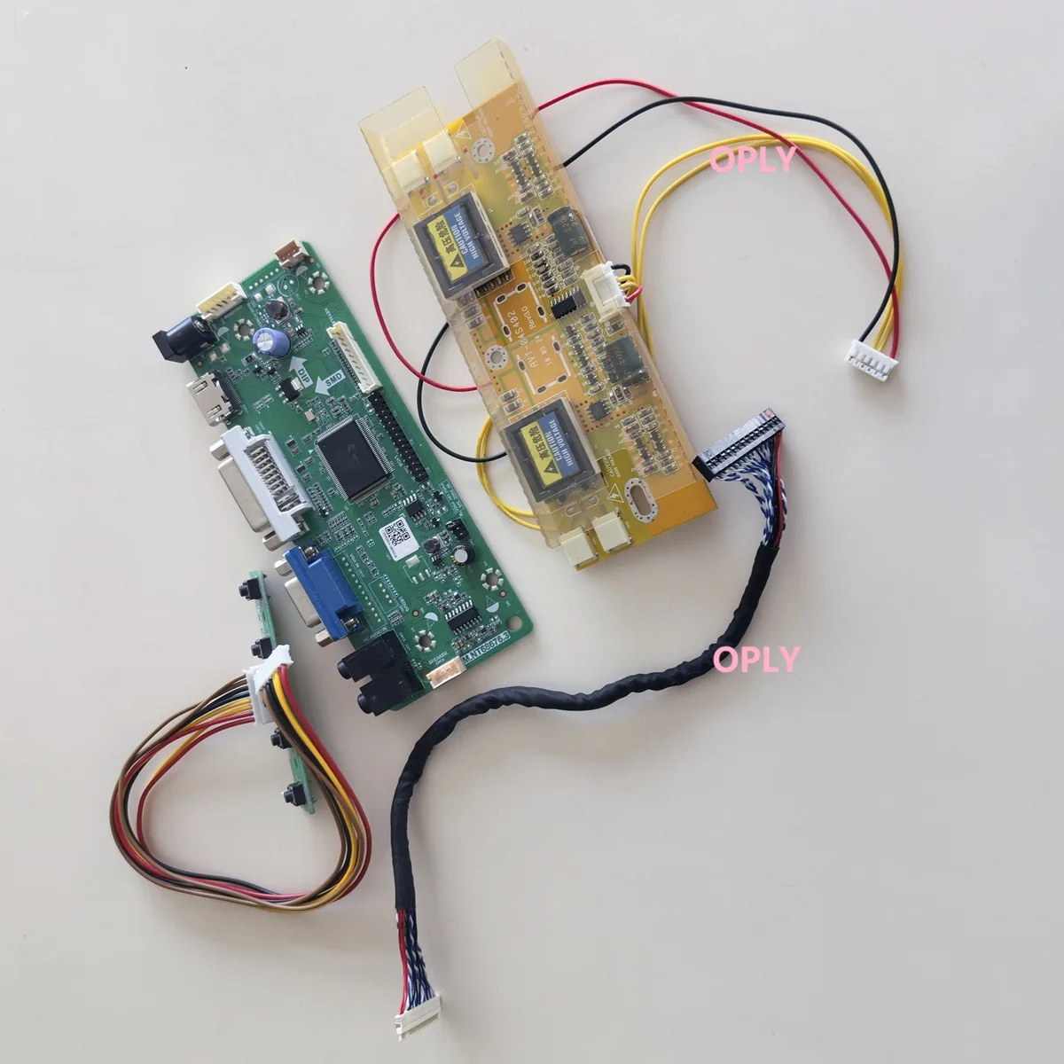Placa controladora M.NT68676 compatível com HDMI para M240HW01 M240HW01 V0 LTM230HT01 1920X1080 painel LCD VGA DVI monitor de tela DIY