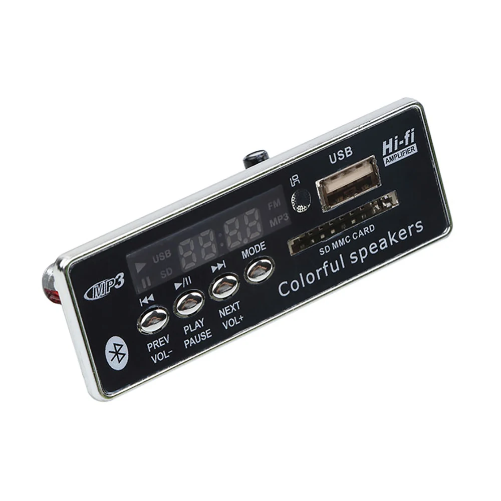 Kebidumei Wireless MP3 Player Integrated Decoder Board Music Audio Module USB For Car Radio Digital LED Remote control