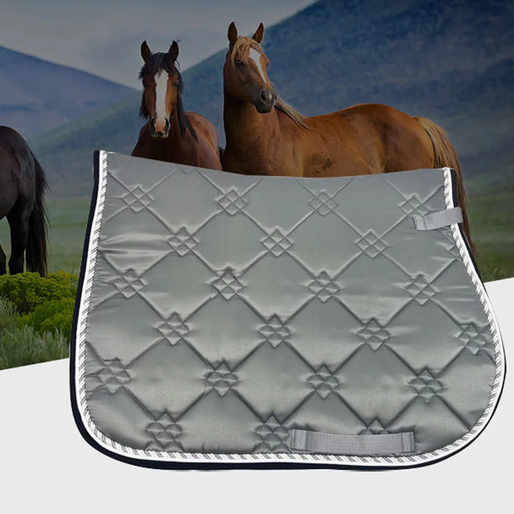 ensemble-de-tapis-de-selle-multi-tissus-assortis-pour-l'equitation-quotidienne