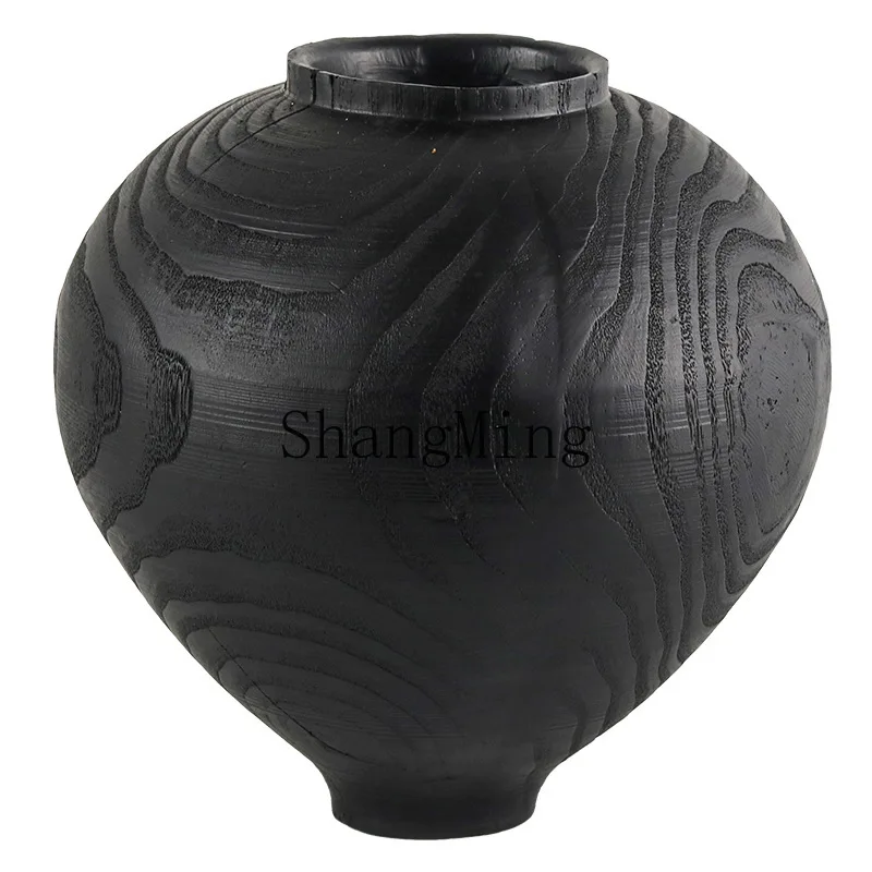 

Ваза-украшение PYH в средневековом стиле с имитацией обожженного дерева, ретро-дизайн, имитация цветов, искусственные цветочные композиции, бонсай.